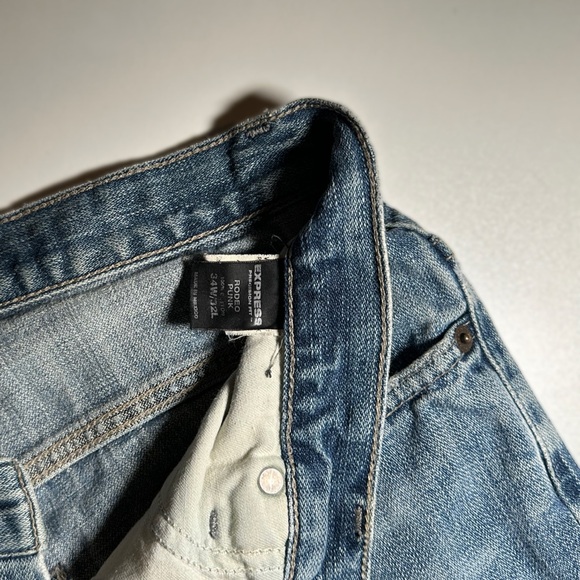 Men’s denim jeans, Express Rodeo Punk 34W/32L - Picture 4 of 5